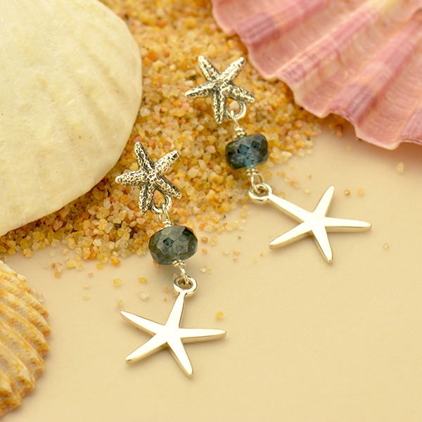 Parts List for Starfish Earrings