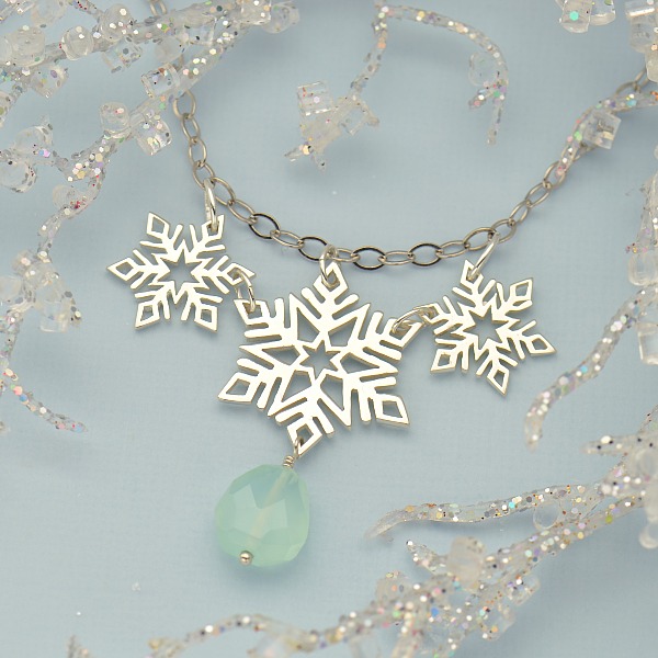 Part List for Three Snowflake Necklace