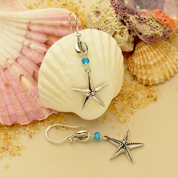 Parts List for Starfish Earrings
