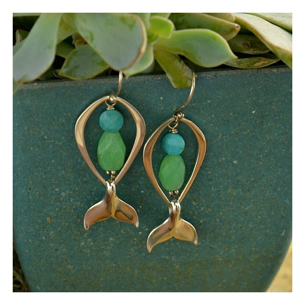 Parts List for Whale Tail Earrings