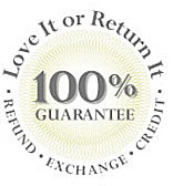 Love it or return it. 100% guarantee