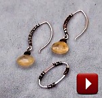 Add Wire wrapping to earrings