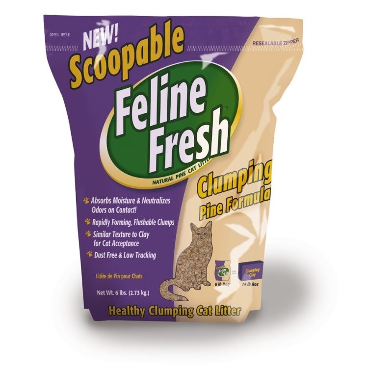 clumping pine cat litter