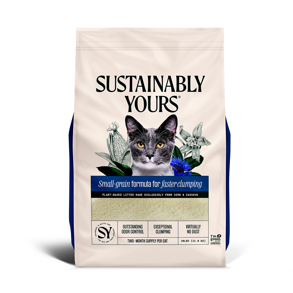 Sustainably Yours Multi Cat Small Grain Cat Litter 26lb/11.8kg