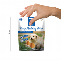 N-BONE Puppy Teething Sticks Peanut Butter Flavor 106g