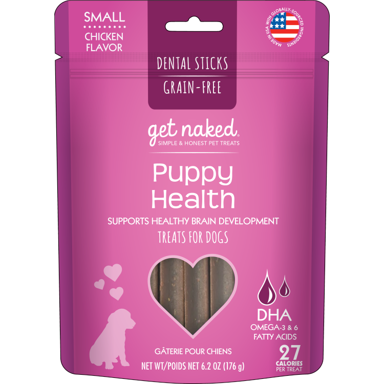 Get Naked Grain Free Puppy Health Dental Sticks SML - 176g 