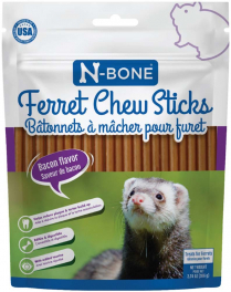 N-BONE Ferret Chew Sticks Bacon Flavor 106g