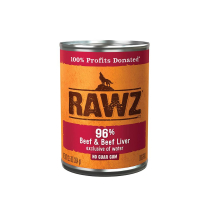 RAWZ Dog 96% Beef and Beef Liver 12/354g