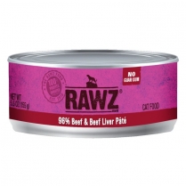 RAWZ Cat 96% Beef and Beef Liver 24/155g