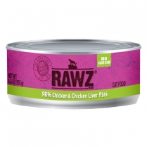 RAWZ Cat 96% Chicken and Chicken Liver 24/155g