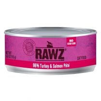 RAWZ Cat 96% Turkey and Salmon Pate 24/155g