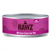 RAWZ Cat 96% Duck and Duck Liver Pate 24/155g