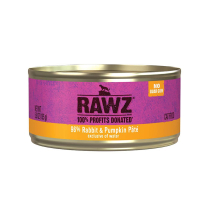 RAWZ Cat 96% Rabbit and Pumpkin Pate 24/155g