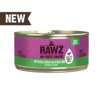 RAWZ Cat 96% Chicken, ChixLiver & Goat's Milk Pate 24/5.5oz