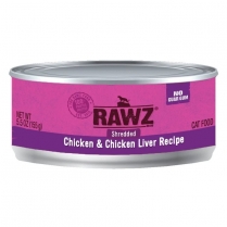 RAWZ Cat Shredded Chicken N Chicken Liver 24/5.5oz
