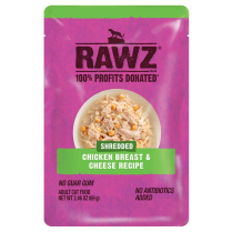 RAWZ Cat Shredded Chicken Breast N Cheese 8/2.46oz