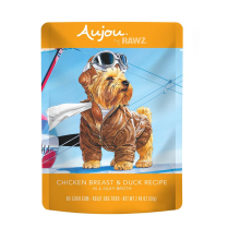 RAWZ AUJOU Dog Chicken Breast N Duck 8/2.46oz