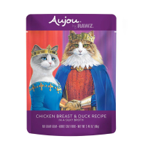 RAWZ AUJOU Cat Chicken Breast N Duck 8/2.46oz