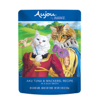 RAWZ AUJOU Cat Aku Tuna N Mackerel 8/2.46oz