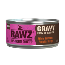 RAWZ Cat Gravy Whole Sardines & Pumpkin 24/5.5oz