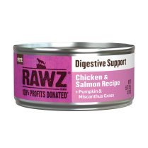 RAWZ Cat Digestive Support Chicken & Salmon 24/5.5oz