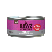 RAWZ Senior Cat Beef, Green Mussels & Pumpkin 24/5.5oz