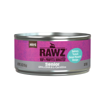 RAWZ Senior Cat Salmon, Tuna & Green Mussels 24/5.5oz
