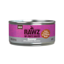 RAWZ Senior Cat Turkey, Pumpkin & Green Mussels 24/5.5oz