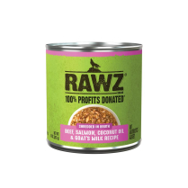 RAWZ Dog Shredded Beef, Salmon & Coconut Oil 12/10oz