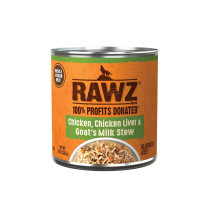 RAWZ Dog Chicken, Chicken Liver & Goat’s Milk Stew 12/10oz