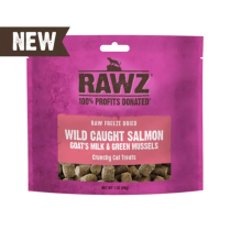 RAWZ Cat Salmon & Goat's Milk Freeze Dried Treat 1oz