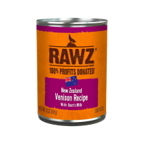RAWZ Dog 94% Venison with Goat’s Milk Pate 12/368g