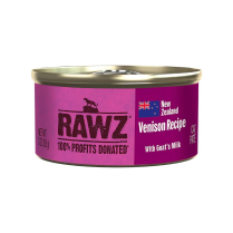 RAWZ Cat 94% Venison with Goat’s Milk Pate 24/85g