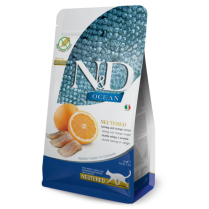 FARMINA Cat Ocean Herring Orange AD Neutered Sample/25ct