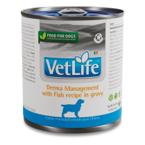 FARMINA VET LIFE Dog Derma Management w/Fish in Gravy 6/300g