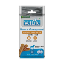 FARMINA VET LIFE Dog Treat Derma Mgt Fish MED/MAX 100g