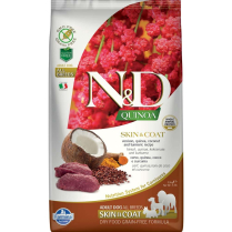 FARMINA ND Dog Quinoa SKIN+COAT VENISON MED/MAXI 7kg