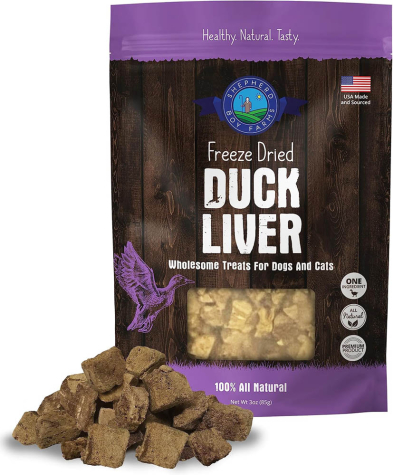 SHEPHERD BOY FARMS Freeze Dried Duck Liver 85g | Maddies Natural Pet ...