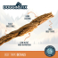 DOGGINSTIX Braided Beef Tripe 24" 15ct