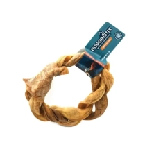 DOGGINSTIX Braided Lamb Collagen Ring 40ct