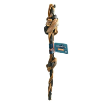 DOGGINSTIX Braided Lamb Collagen Double Knots 25ct