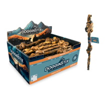 DOGGINSTIX Braided Lamb Collagen Double Knots 25ct