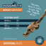 DOGGINSTIX Braided Lamb Collagen Double Knots 25ct