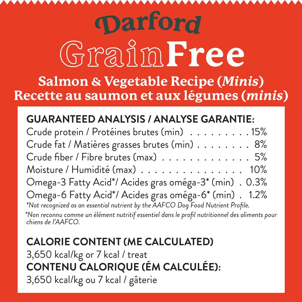 DARFORD Grain Free Baked Salmon w/Mixed Veggies Minis 6.8kg