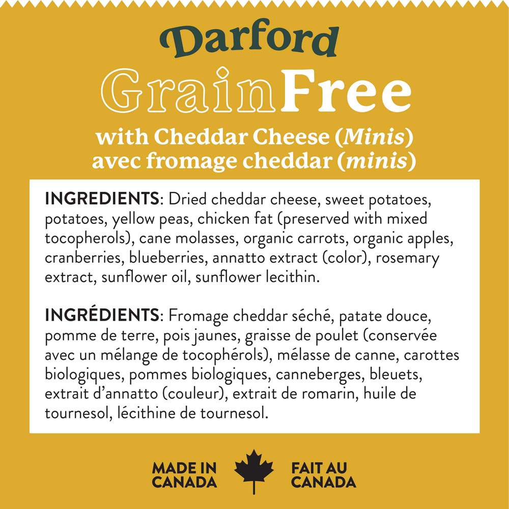 DARFORD Grain Free Baked Cheddar Cheese Minis 6.8kg