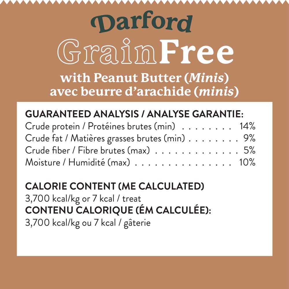 DARFORD GF Peanut Butter w/Mixed Veggies Minis 6.8kg