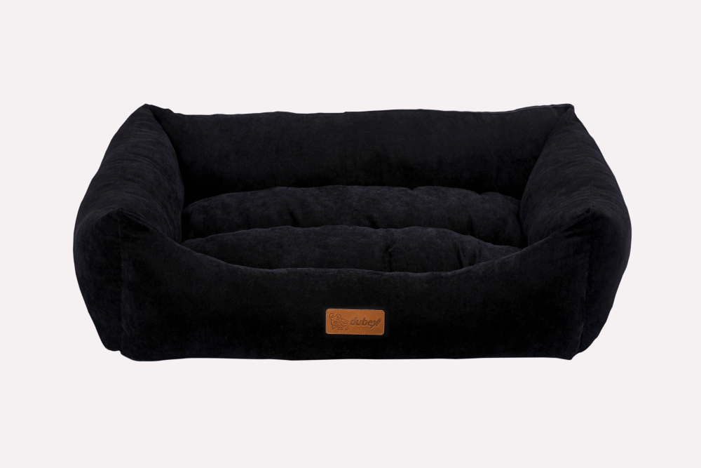 Large black shop dog bed