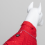 LINDODOGS SoftShell Red Stripe Raincoat Size 3