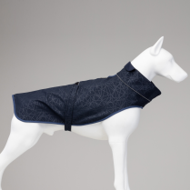 LINDODOGS SoftShell Navy Magnetic Raincoat Size 4
