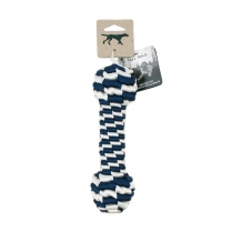 TALL TAILS 9" Braided Bone Toy - Navy